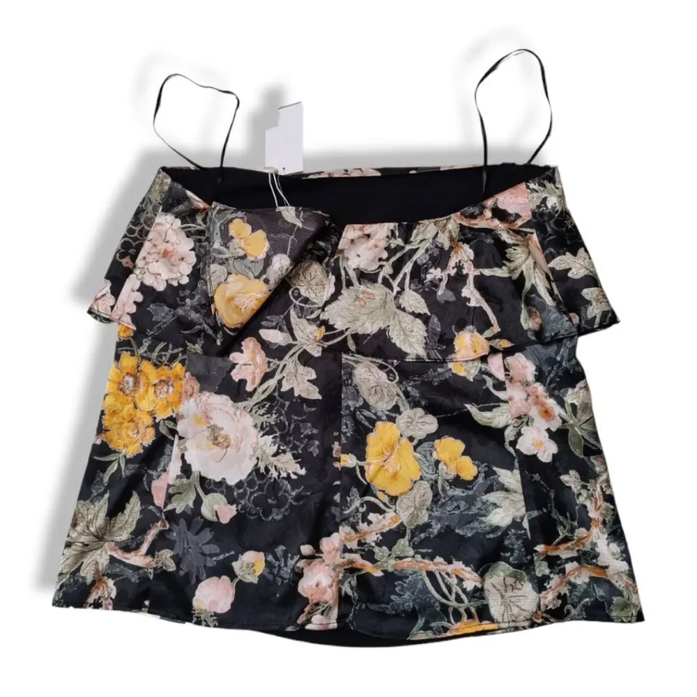 NWT WAYF FLORAL TUBE TOP - Picture 4 of 5